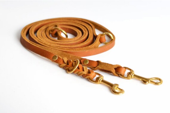 butter soft leather leashes