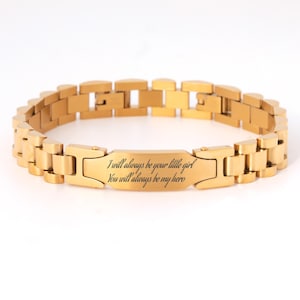 Custom Bracelet for Men Engraved Initial Bracelet Bar Bracelet For Men Birthday Gifts For Husband Boyfriend Dad Anniversary Gift Men Jewelry
