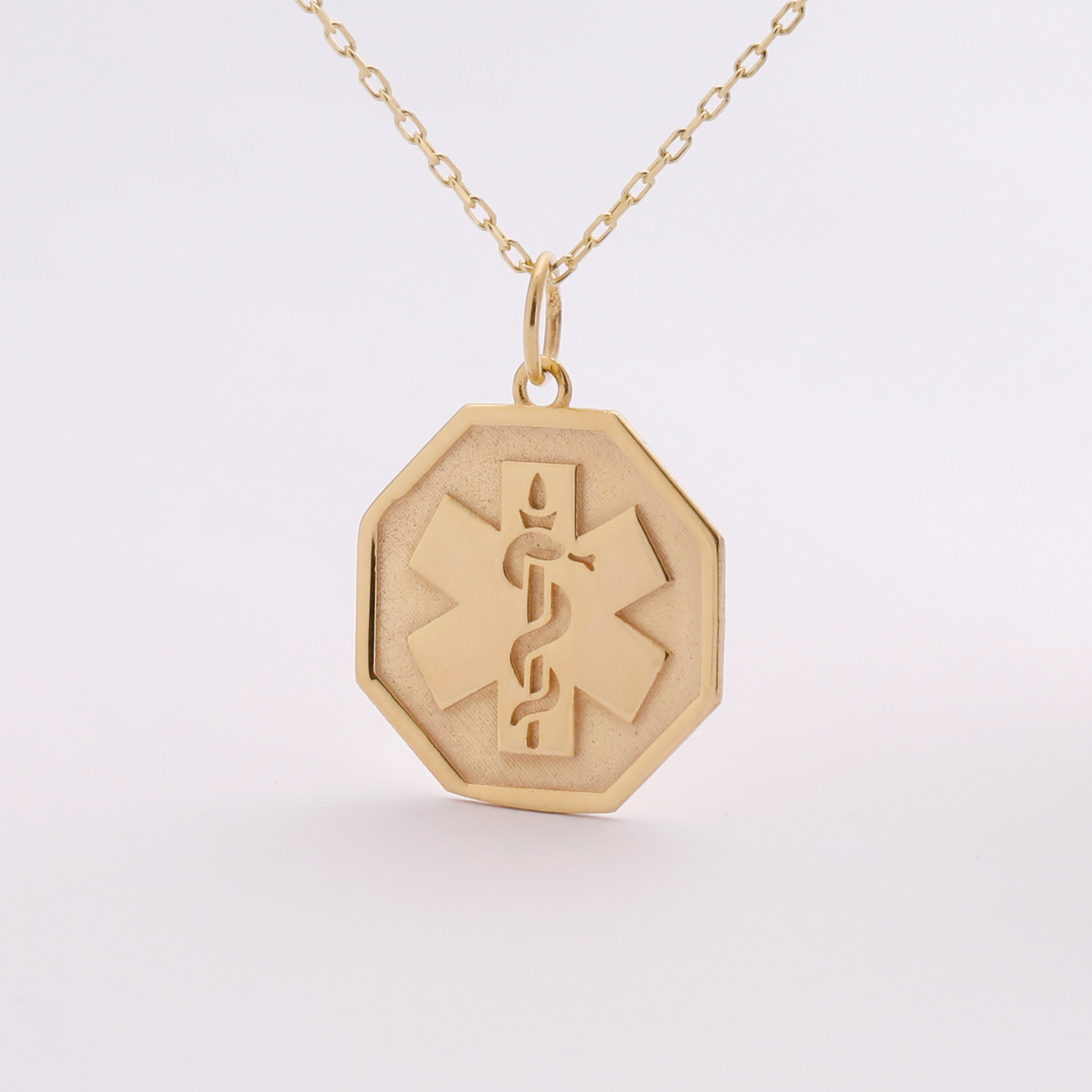 Medical Alert Necklace ID Tags for Women Custom Medical Alert Pendant Type 1 Diabetes, Epilepsy Necklace Diabetic Charm Jewelry Gift for Mom