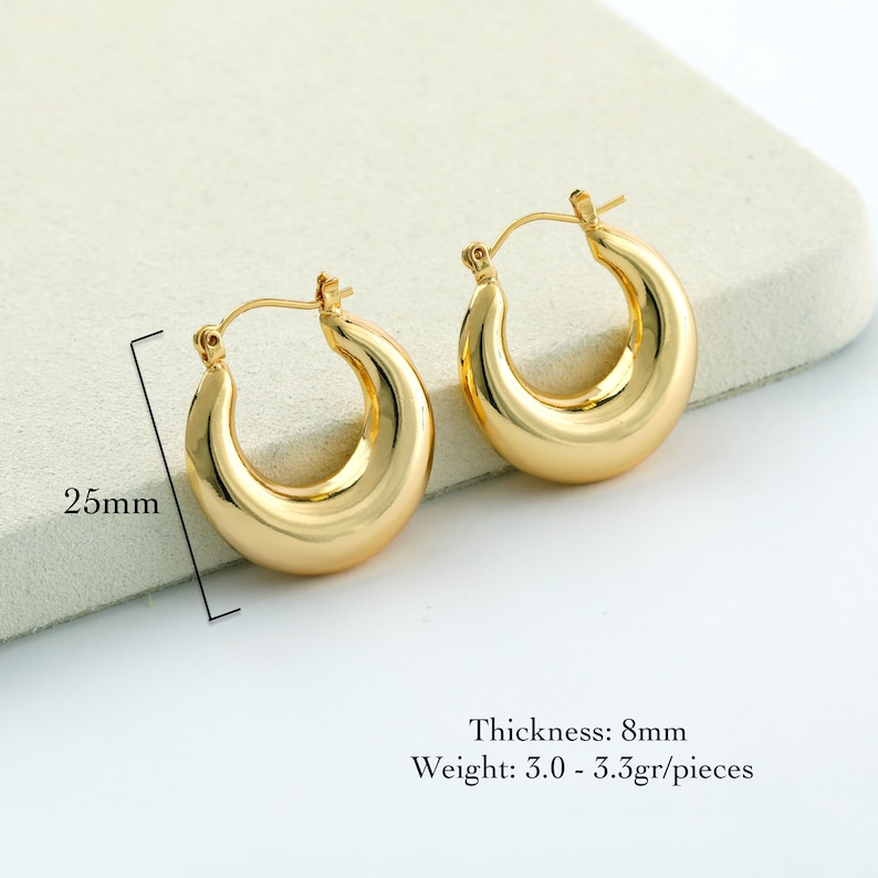 small gold hoops for women,  daily wear hoops