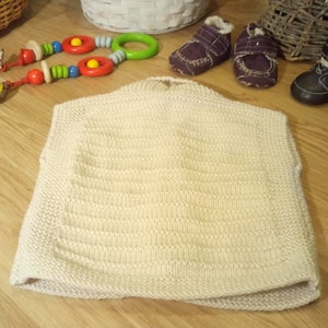 baby hand knit sweater / baby gift image 10