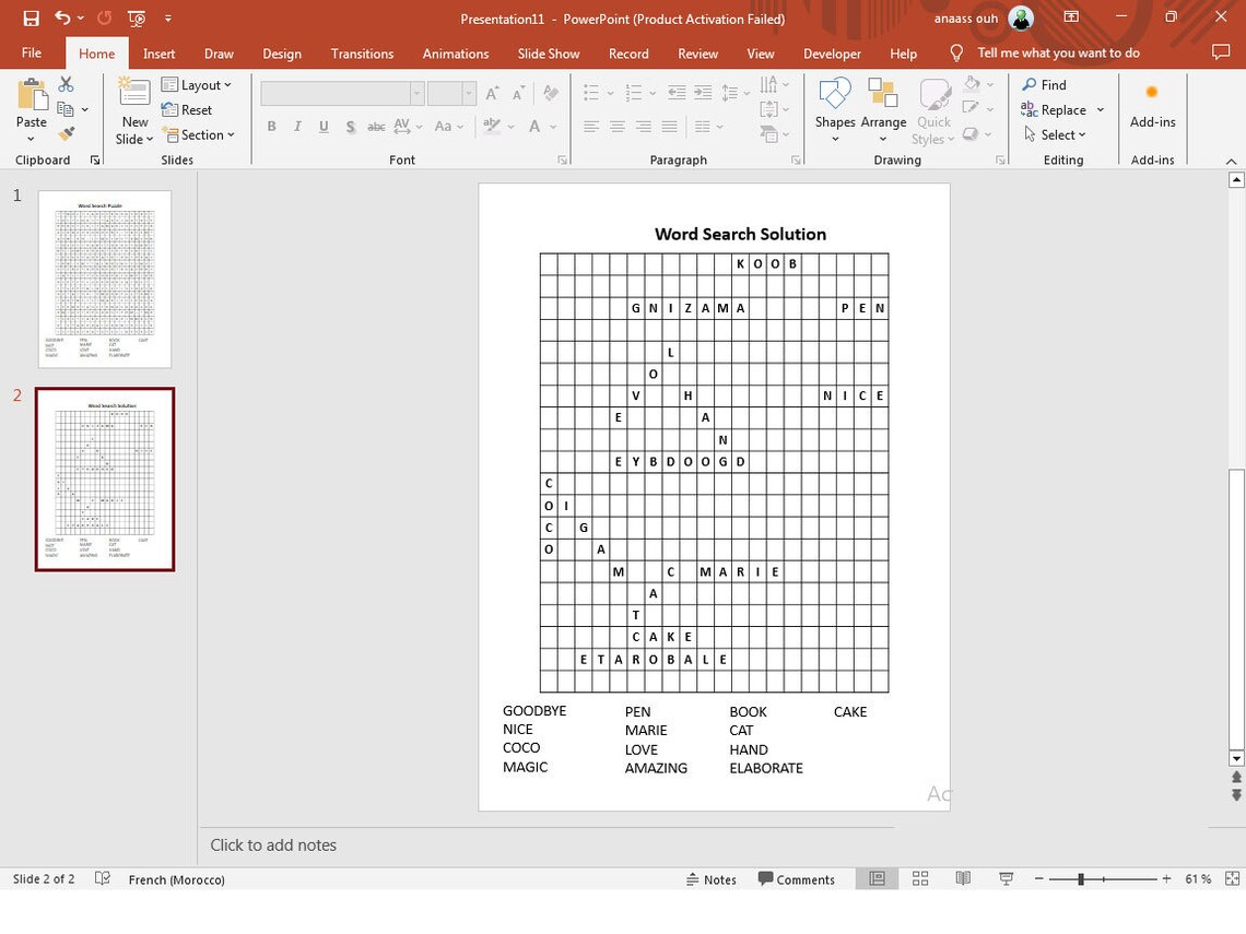 Word Search Puzzle Generator - Digital Tool to Customize Your Games - Etsy