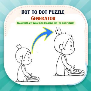 Dot to Dot Puzzle Generator | Windows Desktop App (Digital Download)