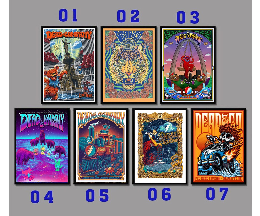 Dead and Co May & June 2023 Poster Music Poster Concert Etsy