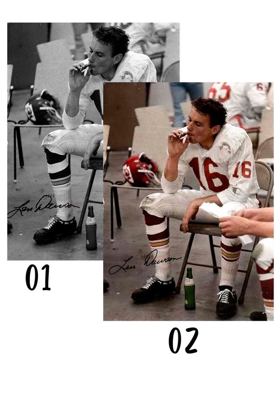 Custom Len Dawson Smoke Poster Fan Gift Poster - Etsy