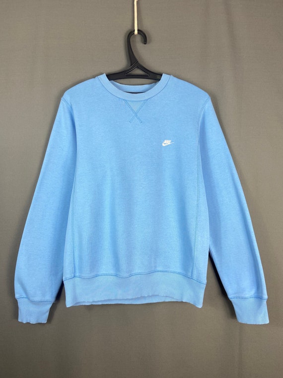 Vintage Nike blue cotton crewneck sweatshirt