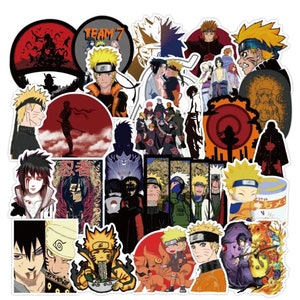 Naruto Uzumaki Sticker Pack, Anime Ninja Martial Arts Japanese Manga  Series