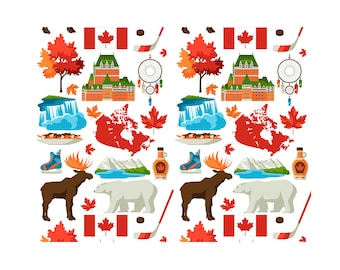 Set of 3 | Canadian Postcard | Postcards | Travel Postcard Set | Postcrossing | Happy Mail | Canadian Symbols | Postcard Swap | Notecard