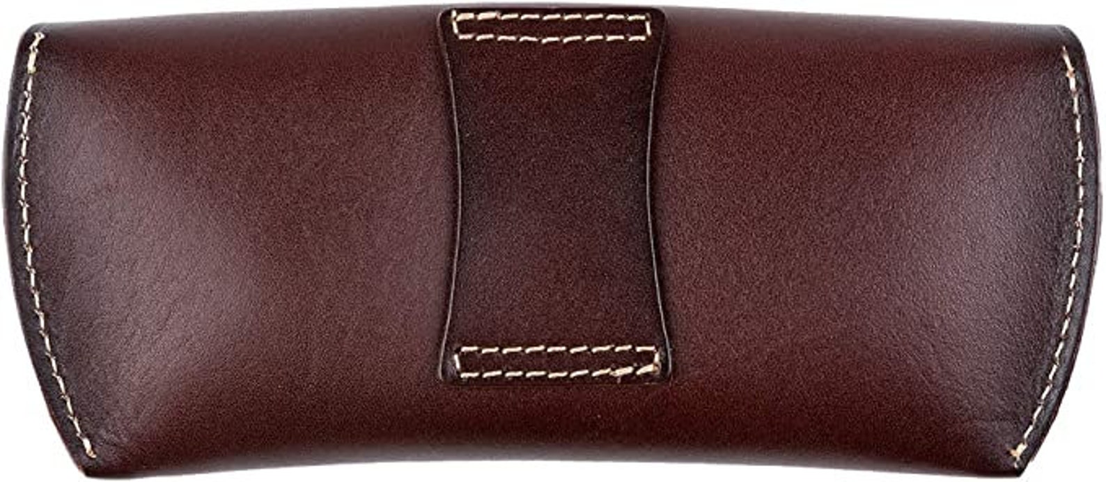 Unisex Semi Hard Genuine Leather Eyeglass Case With Belt Loop Etsy