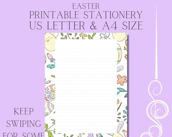 Easter Paper A4 Etsy