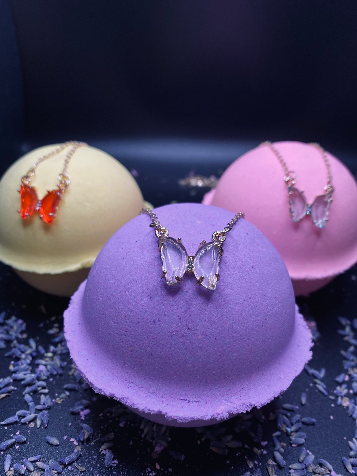 Necklace surprise bath bomb surprise bath bomb Etsy