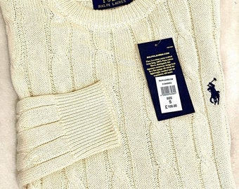 white ralph lauren sweater