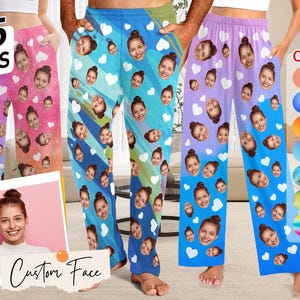 Custom Pajamas,Personalized Pajamas Pants With Photo,Pet Face Pajamas,Custom Dog Photo Pajamas,Dad Gifts,Photo Pajama Pants,Christmas Gifts