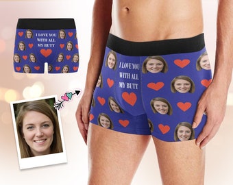 I Love You Face Boxers