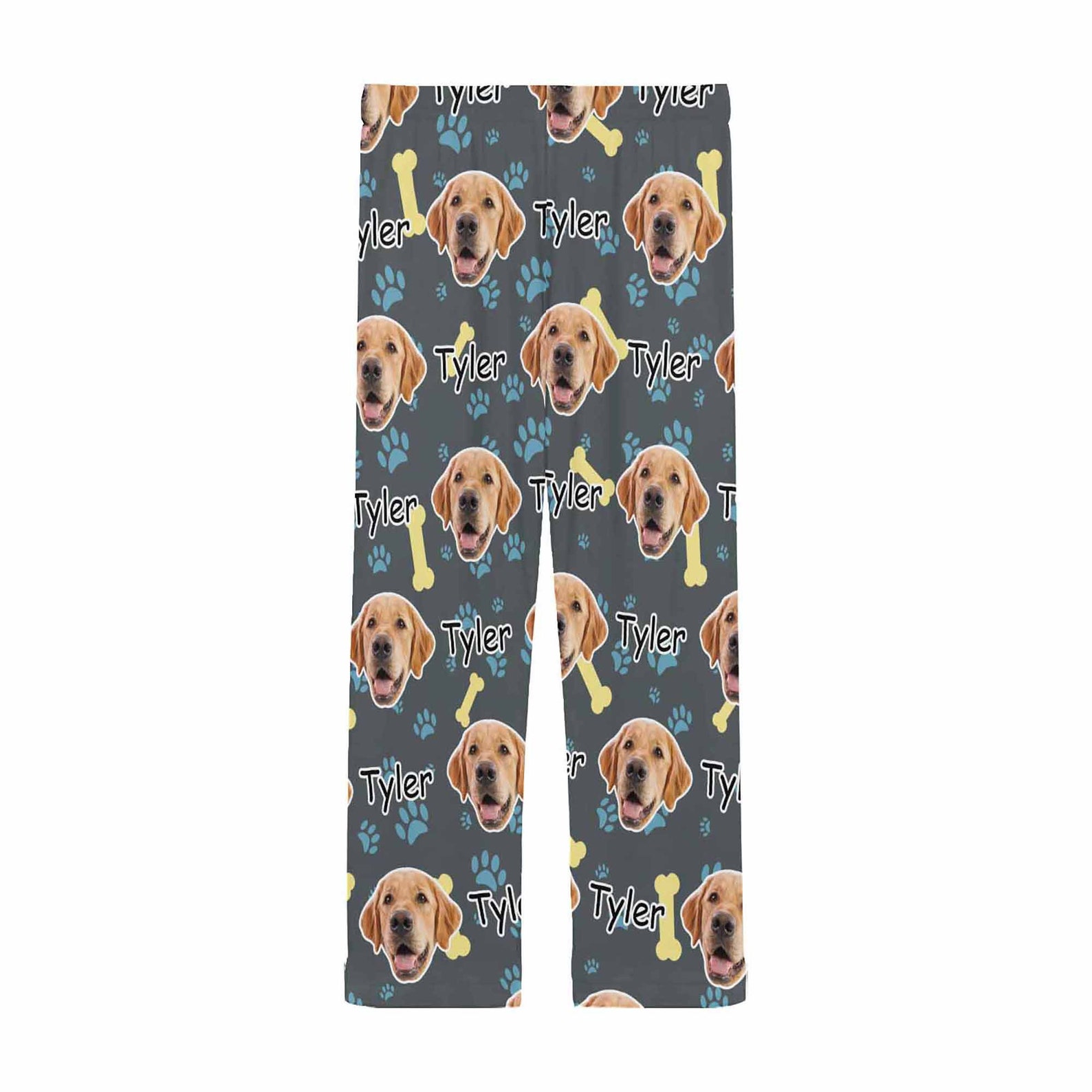 Custom Photo & Name Pajama Pants Dog Pajama Pants Etsy