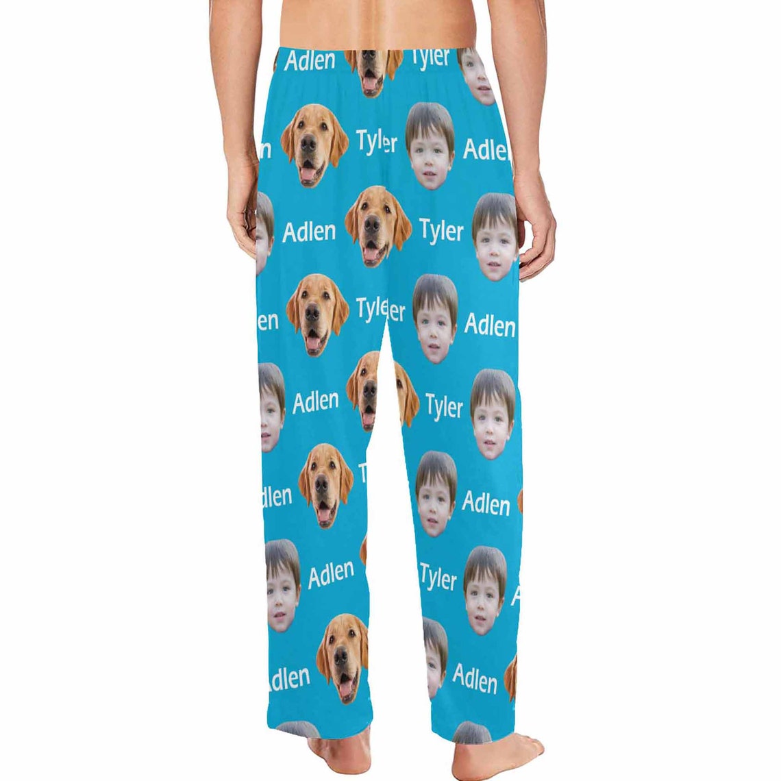 Custom Photo and Name Pajama Pants Dog Pajama Pants Etsy