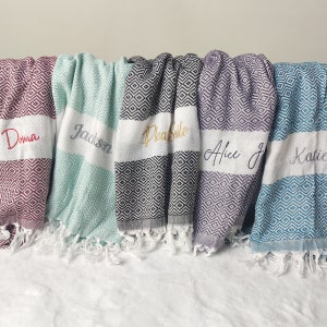 100*180Beach Towel, Personalized Gifts, Bachelorette Party Favor, Bridesmaid Party Gifts, Wedding Gift , Gift For Her, Home Gift, Girls Trip