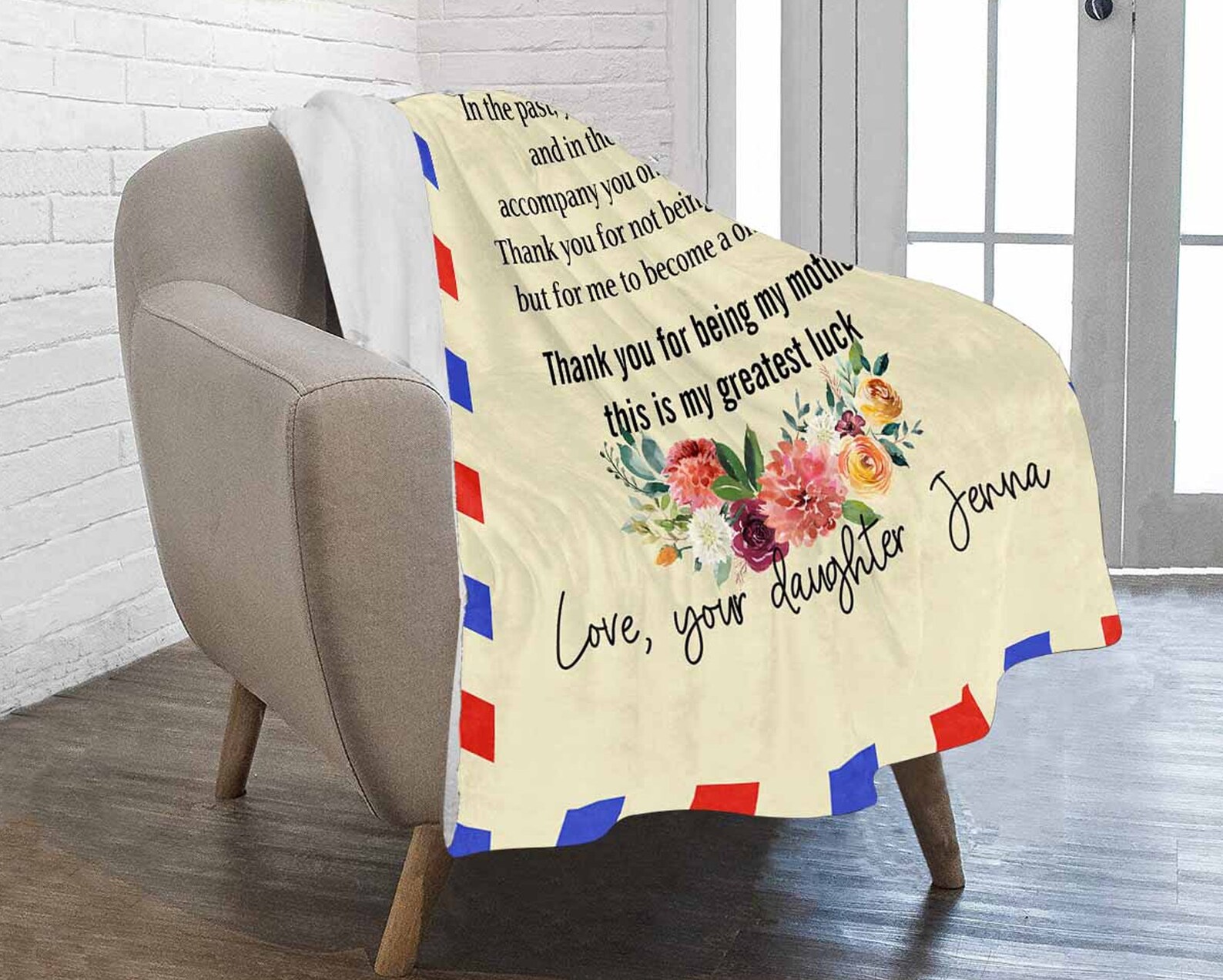 Personalized Blanket for Mom Funny Custom Fleece Blanket Mom Etsy