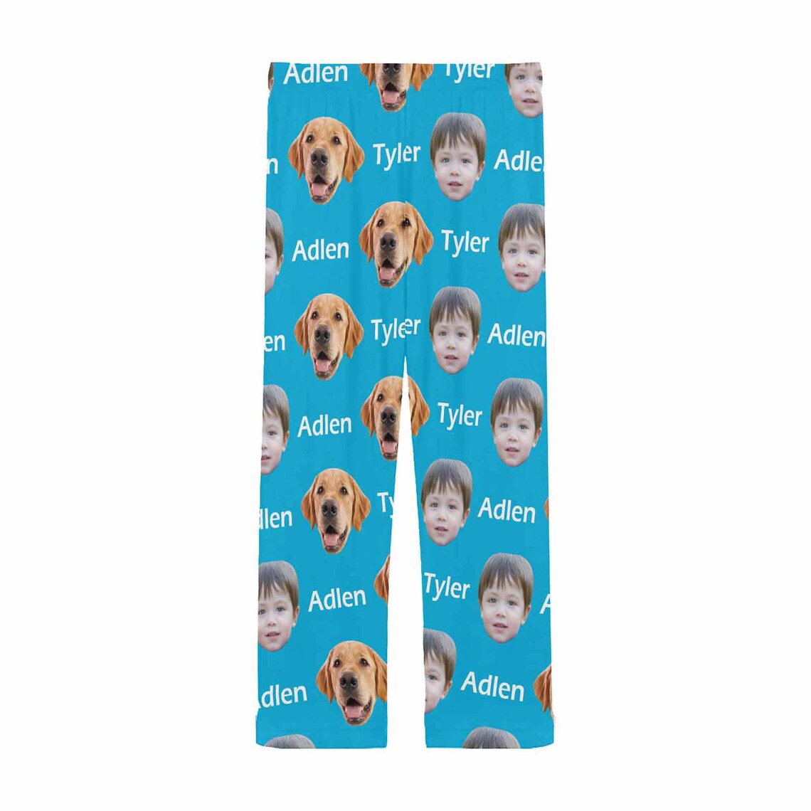 Custom Photo and Name Pajama Pants Dog Pajama Pants Etsy