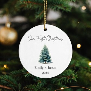 First Christmas Married Ornament | Mr Mrs Ornament | Personalized Wedding Gift | Newlywed Christmas Gift | Our First Christmas Ornament