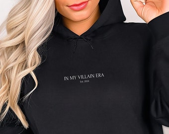 In My Villain Era Sweatshirt, Villain Era Hoodie, Cadeaus voor haar, Trendy, Est 2024