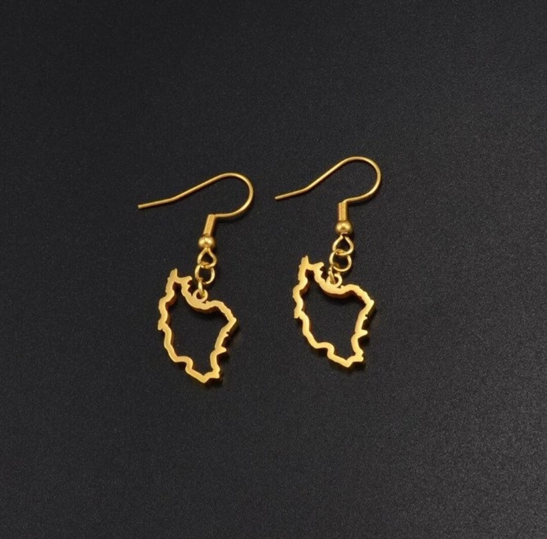 Persian Gift Persian Jewelry Country Map Pomegranate Seed Etsy