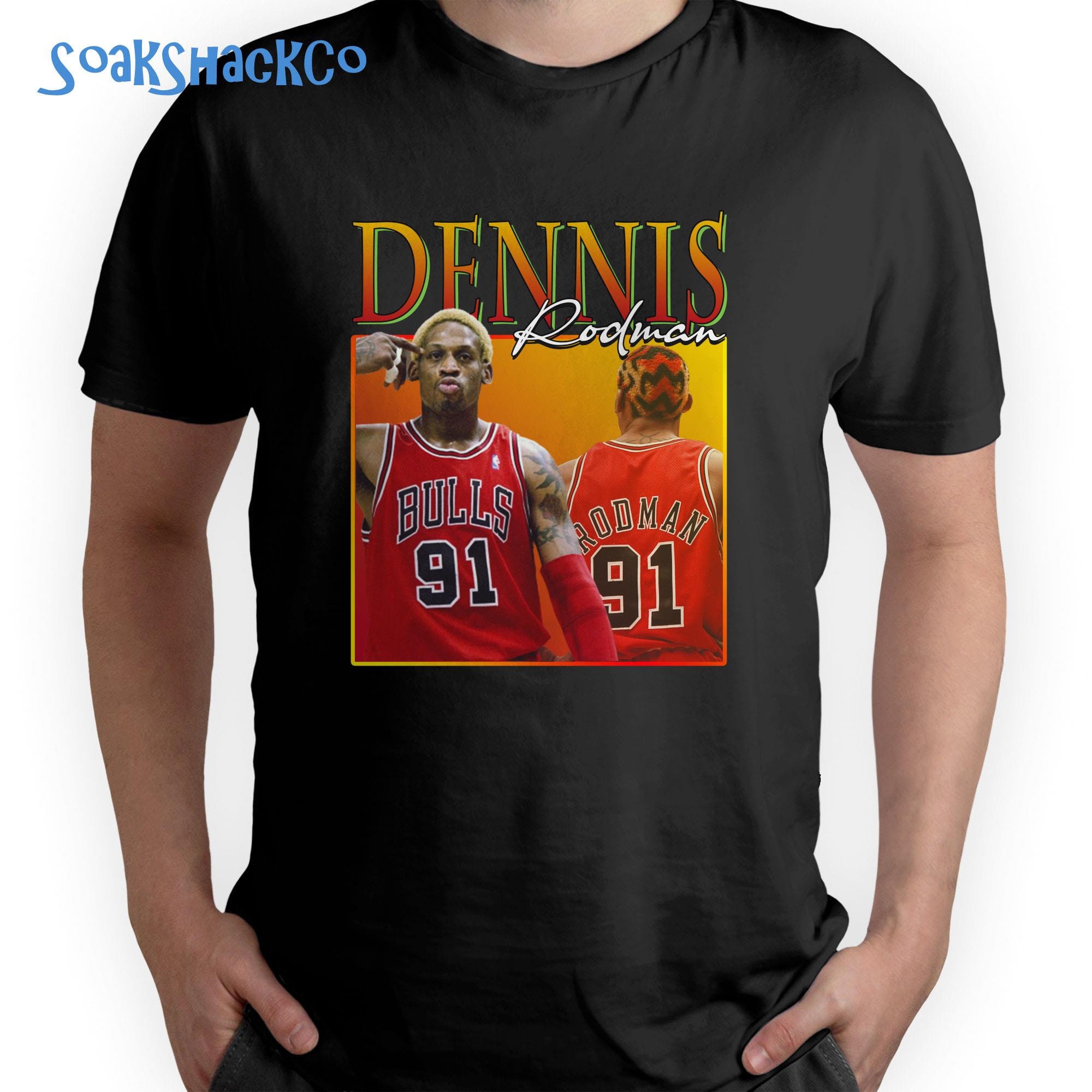 Discover Dennis Rodman Homage Shirt, Dennis Rodman T-shirt, Super Soft T-shirts