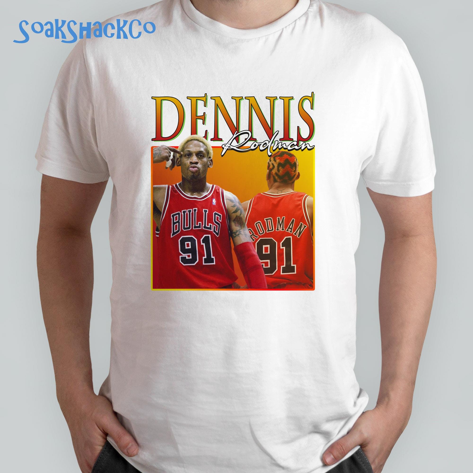 Discover Dennis Rodman Homage Shirt, Dennis Rodman T-shirt, Super Soft T-shirts