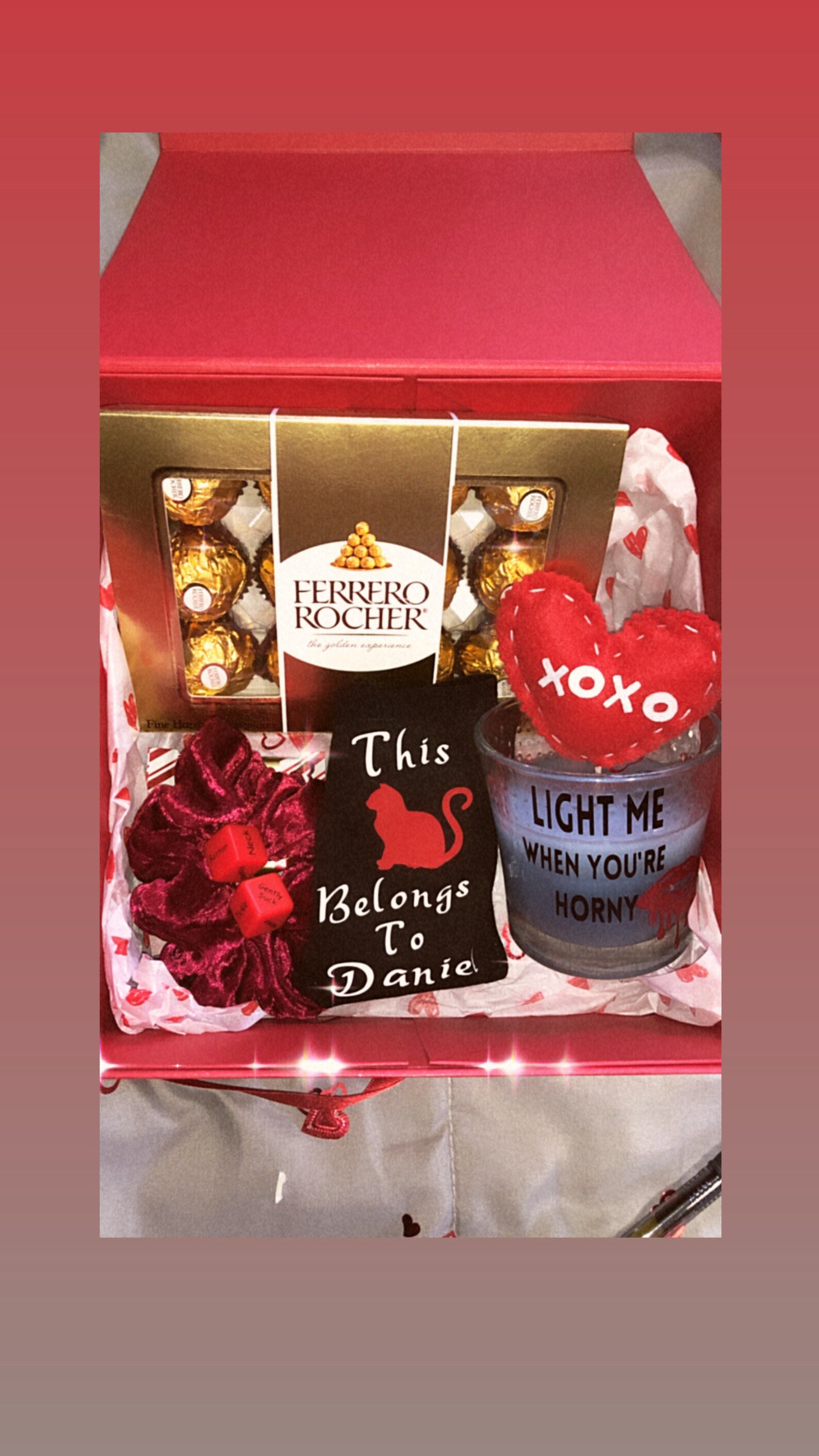 Naughty Box For Her / Naughty Gift / Valentines Gift for her / Etsy