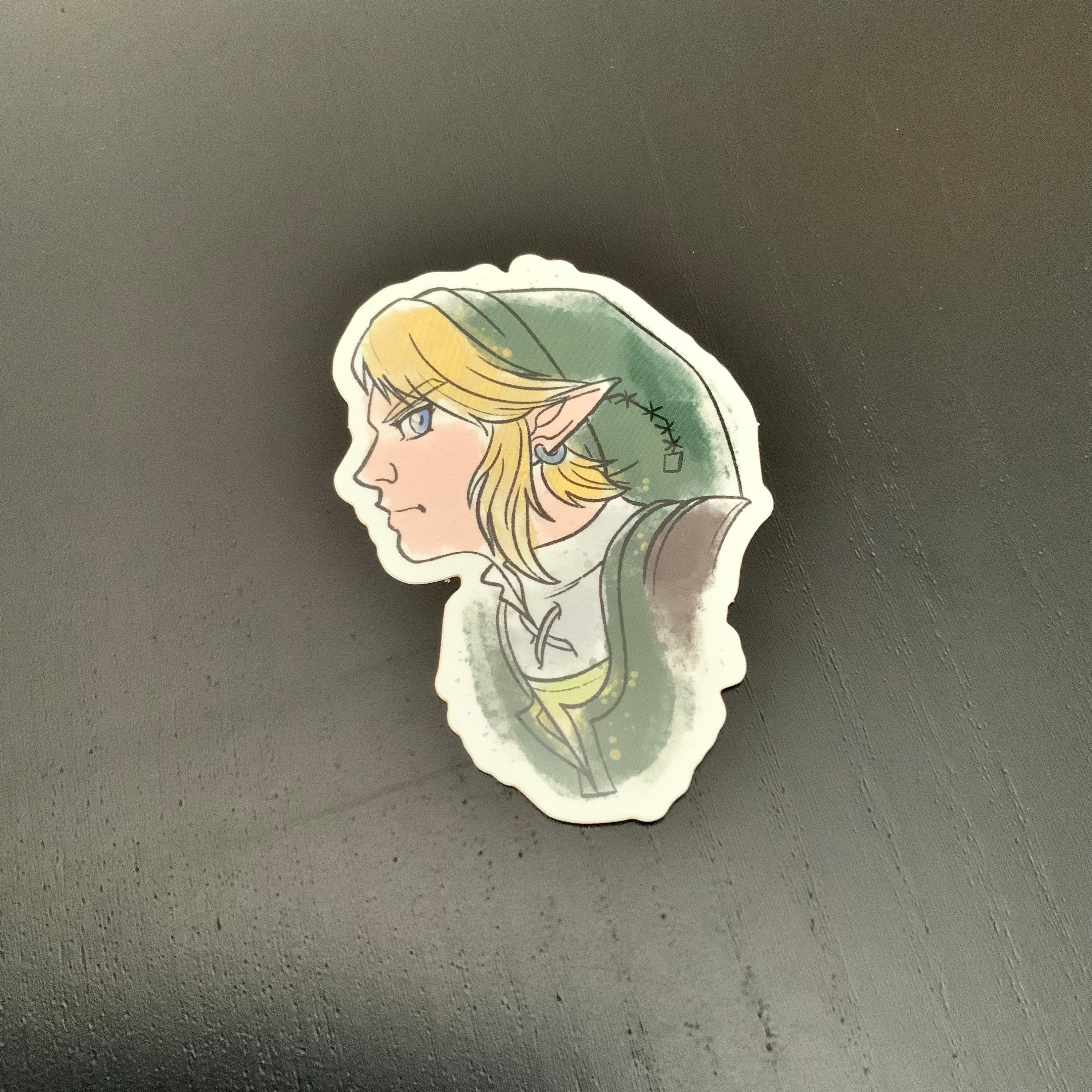 Twilight Princess Link Holographic Sticker Legend Of Zelda Etsy Hong Kong