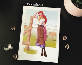 Artprint - Malon & Lon Lon Ranch - Legend of Zelda LoZ Ocarina of Time - DIN A4 Poster