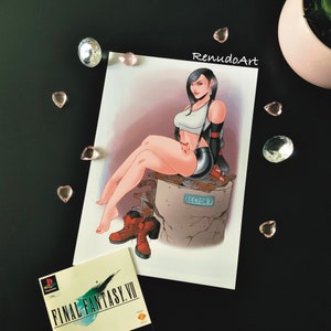 Artprint - Final Fantasy VII - Tifa Sector 7 - DIN A4 Poster
