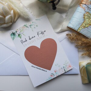 Bon de voyage Rosé personnalisé | Carte à gratter | Cadeau pour les amoureux du voyage | Carte d'embarquement | Bon | Surprise | Cadeau de Noël