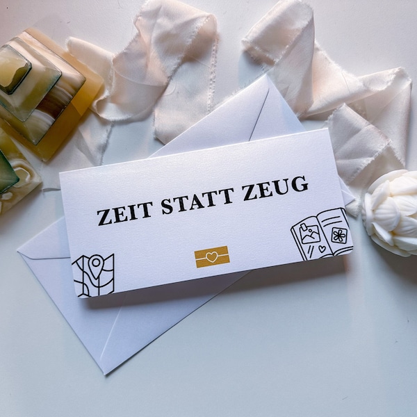 Cupón Tiempo en lugar de cosas Plegable personalizado | Tarjeta rasca y gana | Actividad de regalo | Tiempo juntos | Regalo de Navidad, cumpleaños