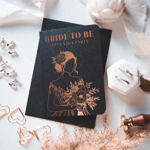 JGA Reisegutschein Personalisiert, Einladung Braut zum JGA, Junggesellenabschied Frau, Bride to Be Gutschein, Team Braut, JGA Gutschein