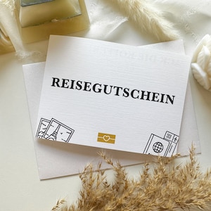 Bon de voyage, carte d'embarquement personnalisée, dépliant avec enveloppe | 17 couleurs | Carte à gratter | Cadeau pour les amoureux du voyage | Bon de voyage