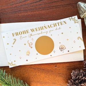 Personalize your Christmas gift voucher Time instead of stuff - personalized voucher • Scratch card • Voucher to design yourself