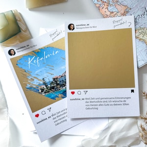 Buoni viaggio da regalare - personalizzati con campo gratta e vinci + busta • Buono per viaggio • Idee regalo personalizzate