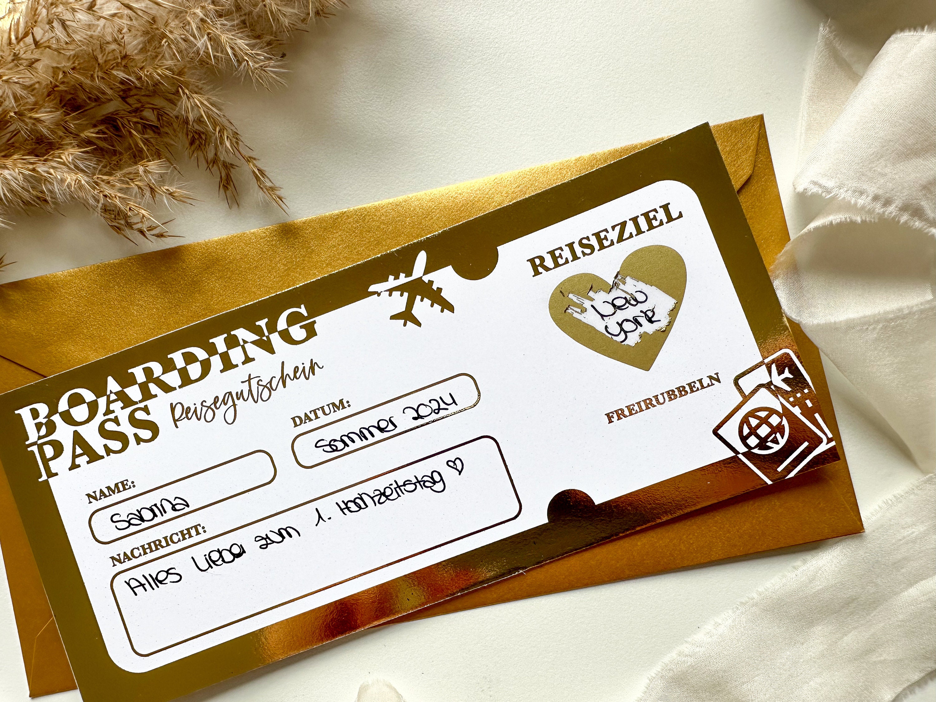 7 Biglietti Gratta E Vinci Oro Personalizzabili Con Buste, Fai Da Te, Regalo Creativo Compleanno, San Valentino, Festa