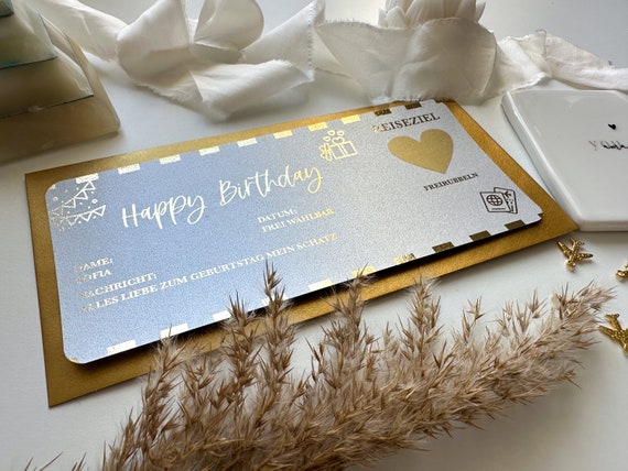 Bon à Remplir Soi-même Avec Un Autocollant à Gratter Carte à