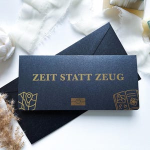 Buono tempo invece di cose - buono personalizzato nero • Gratta e vinci • Buono tempo condiviso • Biglietto buono