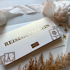 Personalisierter Reisegutschein aufklappbar | Rubbelkarte | Geschenk Reiseliebhaber | Gutschein Reise | Überraschung | Weihnachtsgeschenk