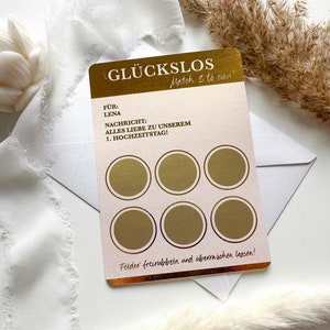 Carta gratta e vinci personalizzabile + busta • Carta gratta e vinci • Buono "Tempo invece di cose" • Idee regalo personali • Regalo personale