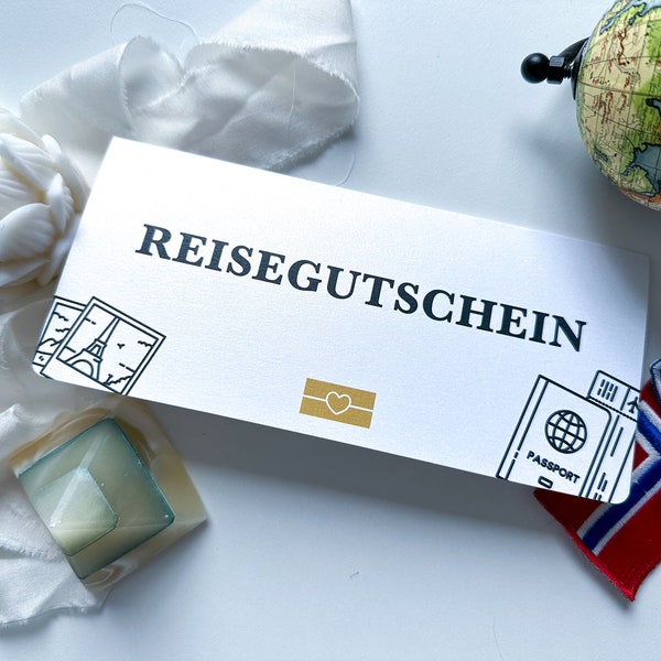 Reisegutschein Personalisiert Perlmuttpapier aufklappbar | 17 Farben | Rubbelkarte | Geschenk Reiseliebhaber | Gutschein Reise| Weihnachten