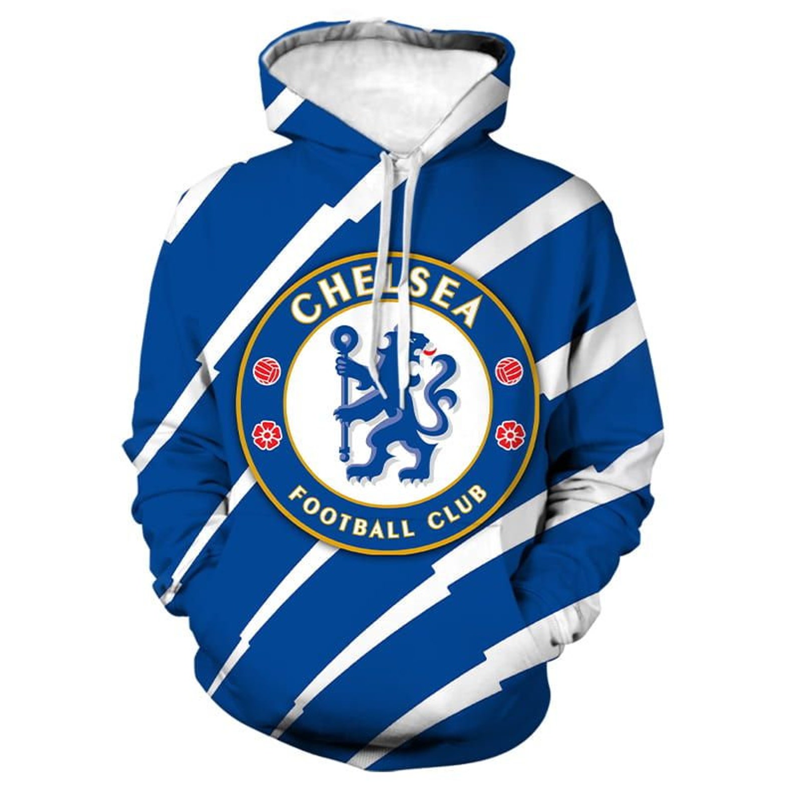 Hoodie Chelsea Blue New Design Men Women Youth | Etsy