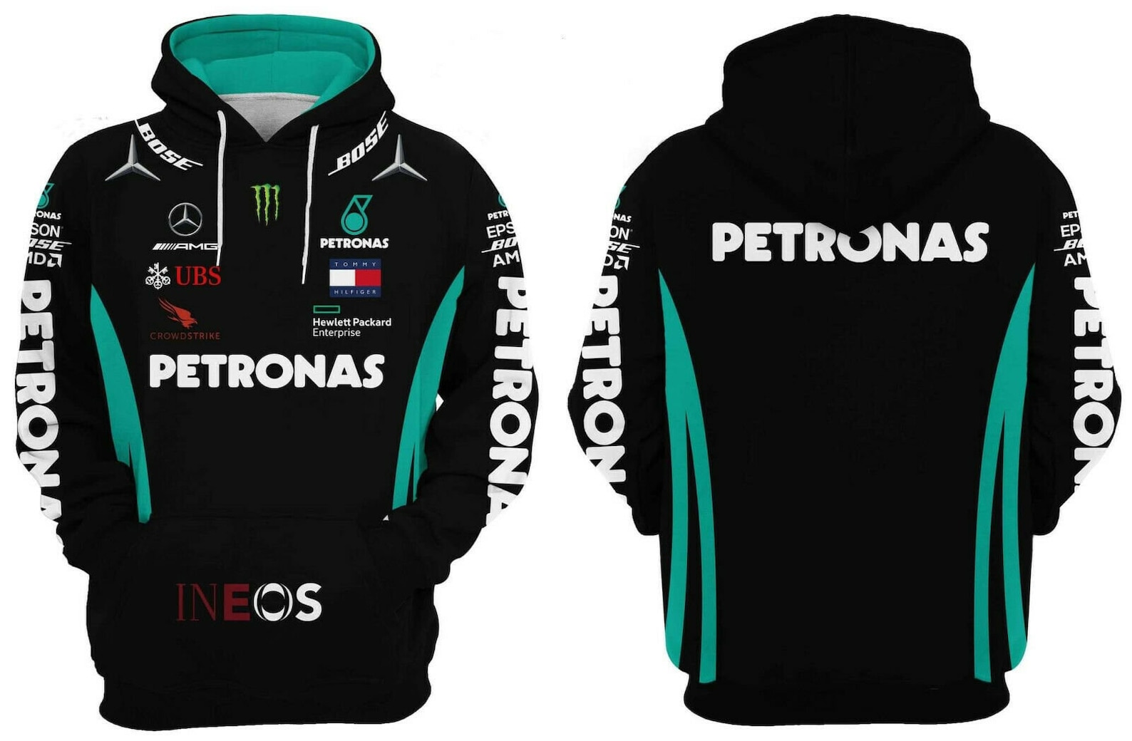Hoodie Mercedes F1 New Men Women Youth Etsy