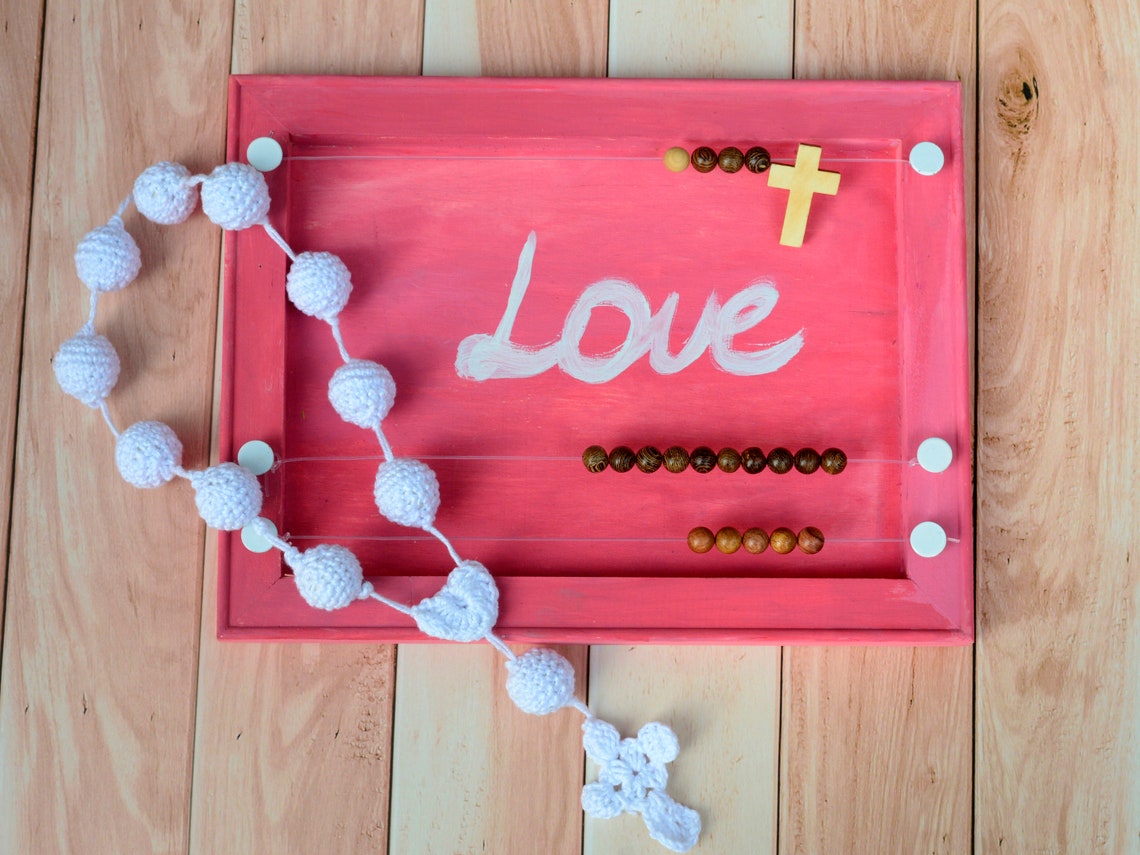 pink wooden abacus