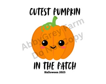 Cutest Pumpkin In The Patch, Halloween, Cute Pympkin PNG