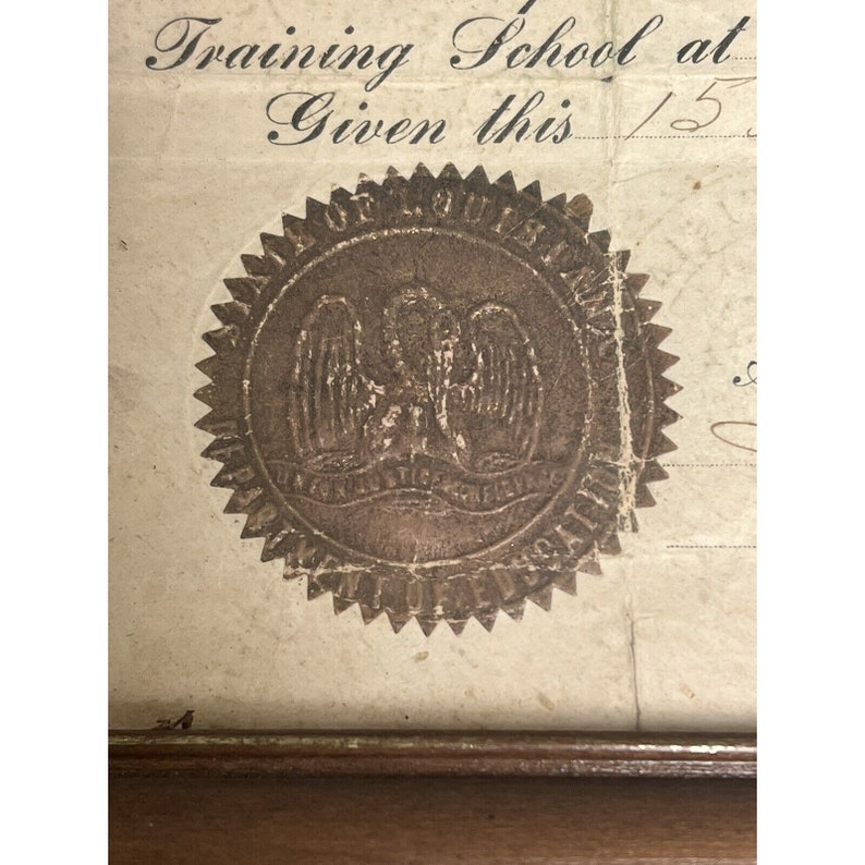 Black History Ephemera 1923 Diploma Morehouse Training Parish Etsy