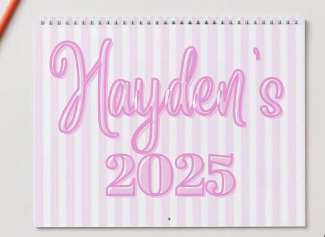 Digital Calendar Template (canva) Etsy